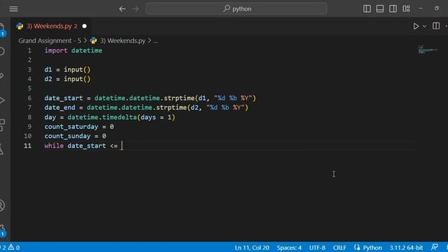 Grand Assignment - 5 | Miscellaneous Topics  | Python | CCBP 4.0