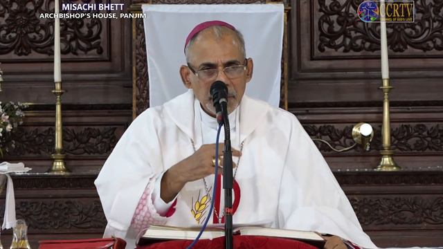 CCR TV Misachi Bhett 9 May 2021 Archbishop Filipe Neri Ferrao Archbishop's House, Panjim смотреть онлайн