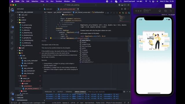 Flutter UI - Job Seeking UI Kit / Speed Code - Part 1 смотреть онлайн