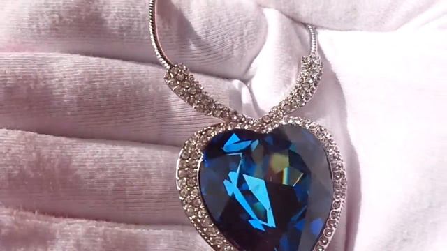 Колье "Сердце океана" с кристаллами Swarovski (Crystalsshine) смотреть онлайн