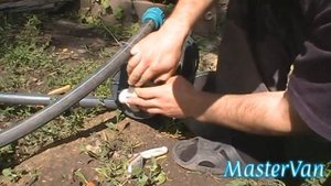 Ремонт харьковского насоса БЦН. Замена конденсатора.