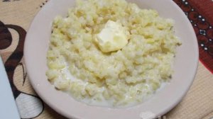 Молочная каша из булгура