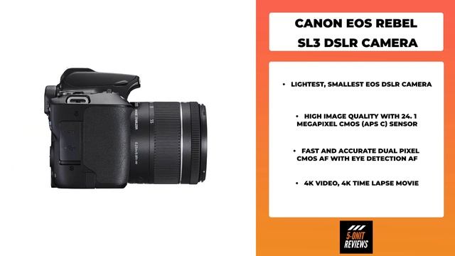 Best Digital Cameras 2022 - Canon EOS Rebel SL3 DSLR смотреть онлайн