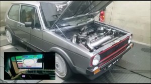 Dyno VW Golf I 2.0L 16V ABF 347hp KMS MP25