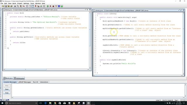 Static Methods and Non Static Methods (Java Tutorial) **OLD** смотреть онлайн