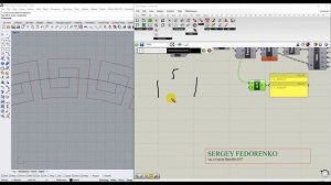 Creating a Greek Meander in Grasshopper. Part2 . Создание греческого меандра в Grasshopper часть 2