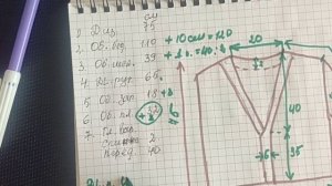 Часть 1. Кардиган с цельнокройным шалевым воротником  - начальные расчеты