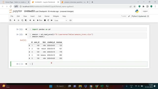 Amazon Data Analytics/Science Interview Question SOLVED with Python Pandas | Medium Difficulty смотреть онлайн