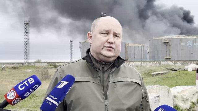 Губернатор Севастополя: загоревшиеся после атаки ВСУ емкости были помещены в «бетонное корыто»
