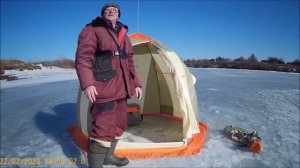 Зимняя палатка Нельма   2 Люкс . Обзор .