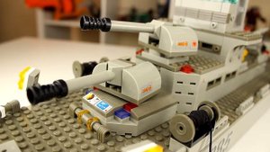 LEGO World of Warships - конструктор Sluban M38-B0126 Военный корабль