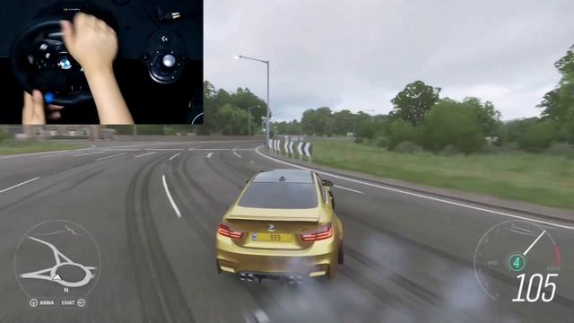 World Record Bmw M4 Drift Forza Horizon 4 GamePlay (LogitechG920+Shifter)