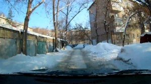 Таймлапс езда на машине по самаре