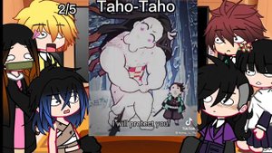 Kamaboko Squad react to ZenNezu||Part 1/3||Kny/Ds||ZenNezu||Not Og||React||Gacha Plus||Taho-Taho