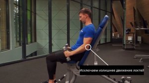 сгибание рук сидя с гантелями хват молот на скамье 60 градусов