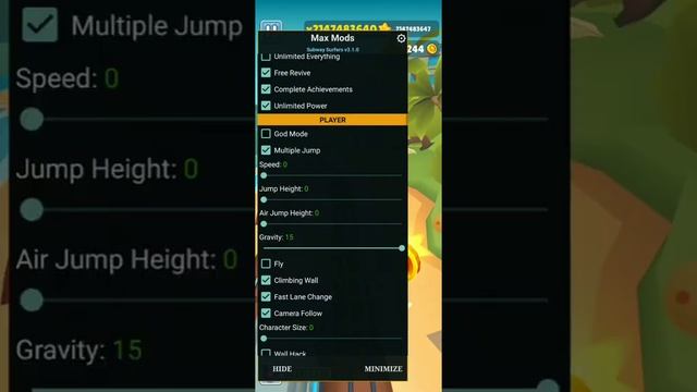 subway surfers 3.1.0 mod menu Max mods/сабвей серф 3.1.0 мод меню Макс модс смотреть онлайн