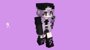 aesthetic purple minecraft skins ? | links in the description