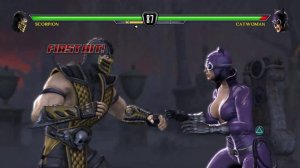 Mortal Kombat vs. DC Universe : Scorpion Arcade Playthrough