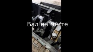 Ремонт двигателя komatsu s6d155 часть 1