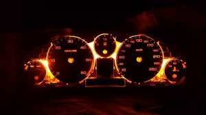Пежо 607. Пересвет приборной панели.