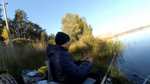 Успешная ловля на пикер осенью. Городская рыбалка в Харькове.