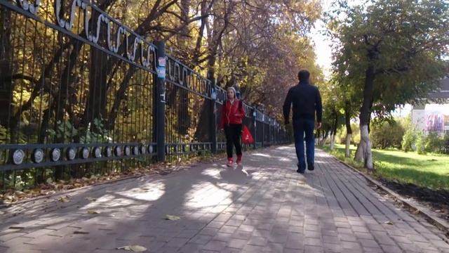 Нижний Новгород, вид снизу. Ленина пр вдоль парка Дубки смотреть онлайн