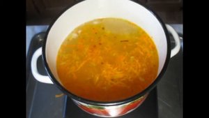 Куриный суп с овсяными хлопьями - очень вкусный!