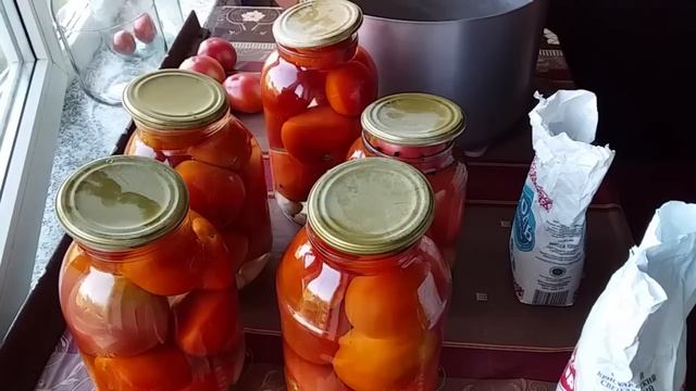СЛАДКИЕ МАРИНОВАННЫЕ ПОМИДОРЫ ПО МАМИНОМУ РЕЦЕПТУ // ЗАКРЫВАЮ ПО 50 БАНОК И ВСЕГДА НЕ ХВАТАЕТ!