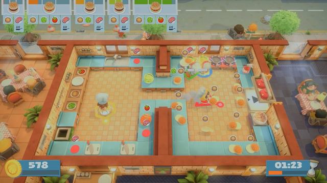 Chaos in the Kitchen - Overcooked смотреть онлайн