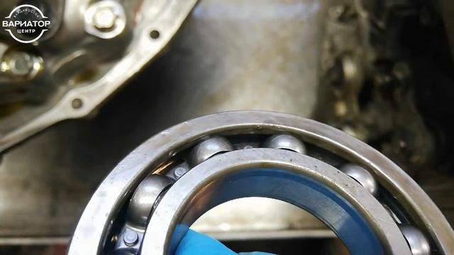 Замена подшипника ведомого шкива вариатора TR580 Subaru Forester. смотреть онлайн