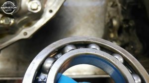 Замена подшипника ведомого шкива вариатора TR580 Subaru Forester.