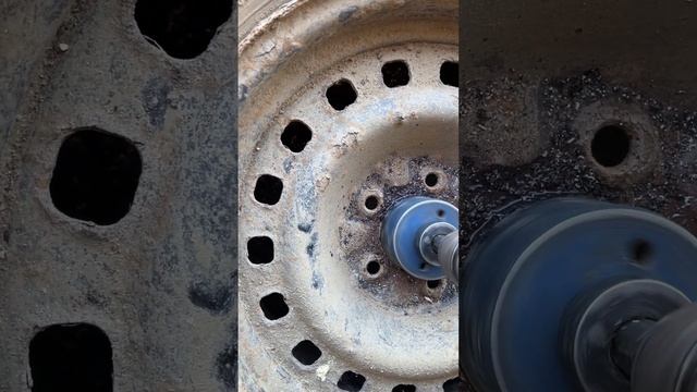 How to modify a Ford 16" rim from an 8.8 axle to fit a Dana 30 front hub on a Jeep YJ using hole sa