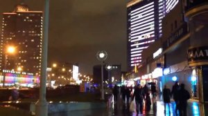 Новый Арбат. Ночная Москва.