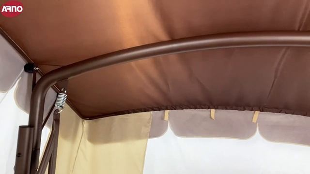 Качели садовые Роттердам шоколад