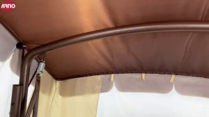 Качели садовые Роттердам шоколад