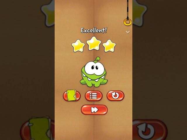 Om Nom  Cut The Rope Part #4 TikTok ⭐ Android iOS New #Game #games # #shorts #cuttherope #omnom