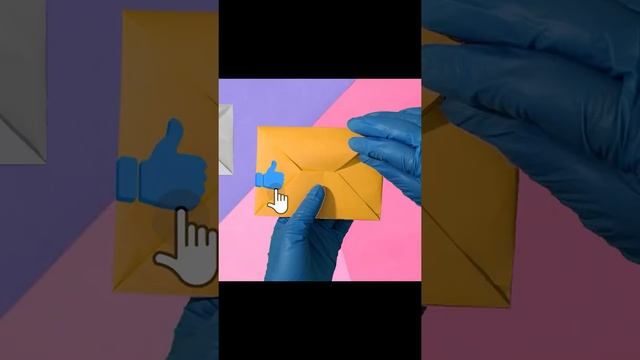 Как легко сделать конверт для письма Сложить конверт #shorts смотреть онлайн
