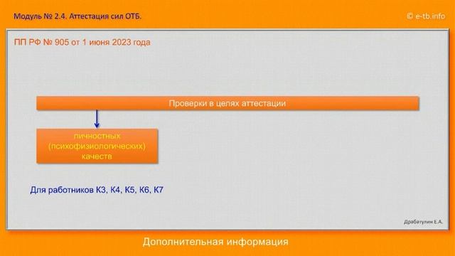 М2 ч4 Аттестация сил ОТБ смотреть онлайн