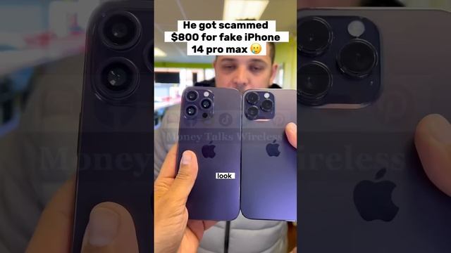 HE PAID $800 FOR FAKE IPHONE 14 PRO MAX ? #shorts #fake #iphone14promax #apple #iphone #ios #fyp смотреть онлайн