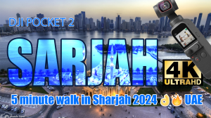 5 минутная прогулка в Шарджа ОАЭ 😉👌🔥 Sharjah 2024 UAE 4К