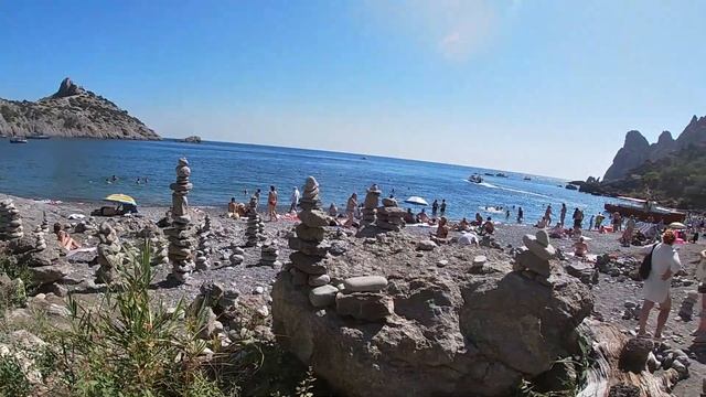 Поездка В Крым Новый Свет Часть 5 : Поездка на катере , Царский Пляж смотреть онлайн