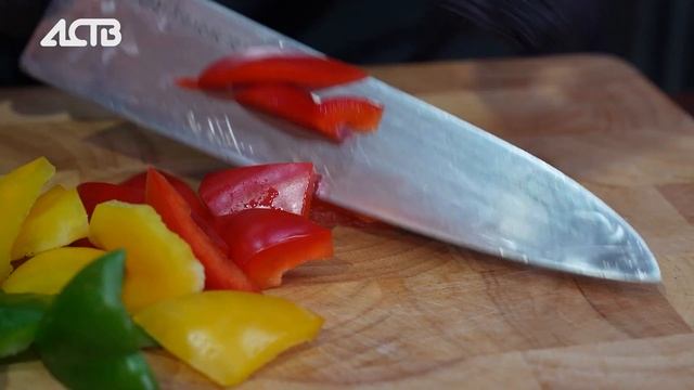 Окунь по-азиатски с овощным гарниром