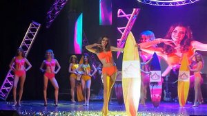 Национальный конкурс красоты "Мисс Кузбасс 2018" Выход в купальниках Пляж-вояж