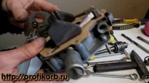 Ремонт карбюратора-уровень топлива солекс.Solex