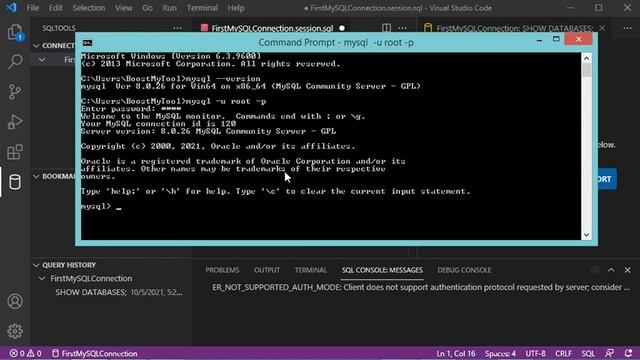 FIX ERROR: Client does not support authentication protocol requested by server смотреть онлайн