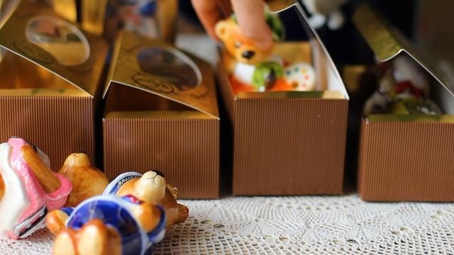 Елочные игрушки фабрики Ариель Серия "Мишки"