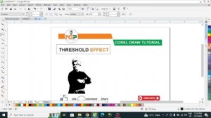 CorelDraw Threshold Effect very Simple way || Corel Draw