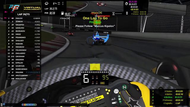 Indycar @ Gateway (rfactor2) смотреть онлайн