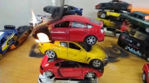 TOYOTA горит синем пламенем!!. Уничтожение машинки