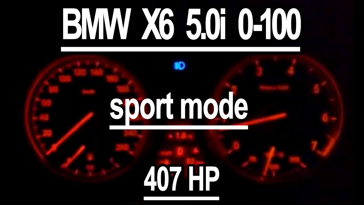 BMW X6 50i acceleration SPORT mode.mp4